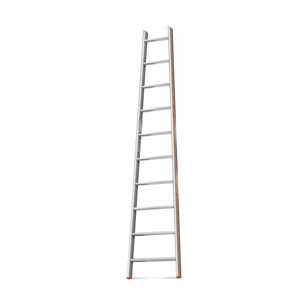 Приставная лестница Эйфель Комфорт-Профи-Пирамида 10 ступеней